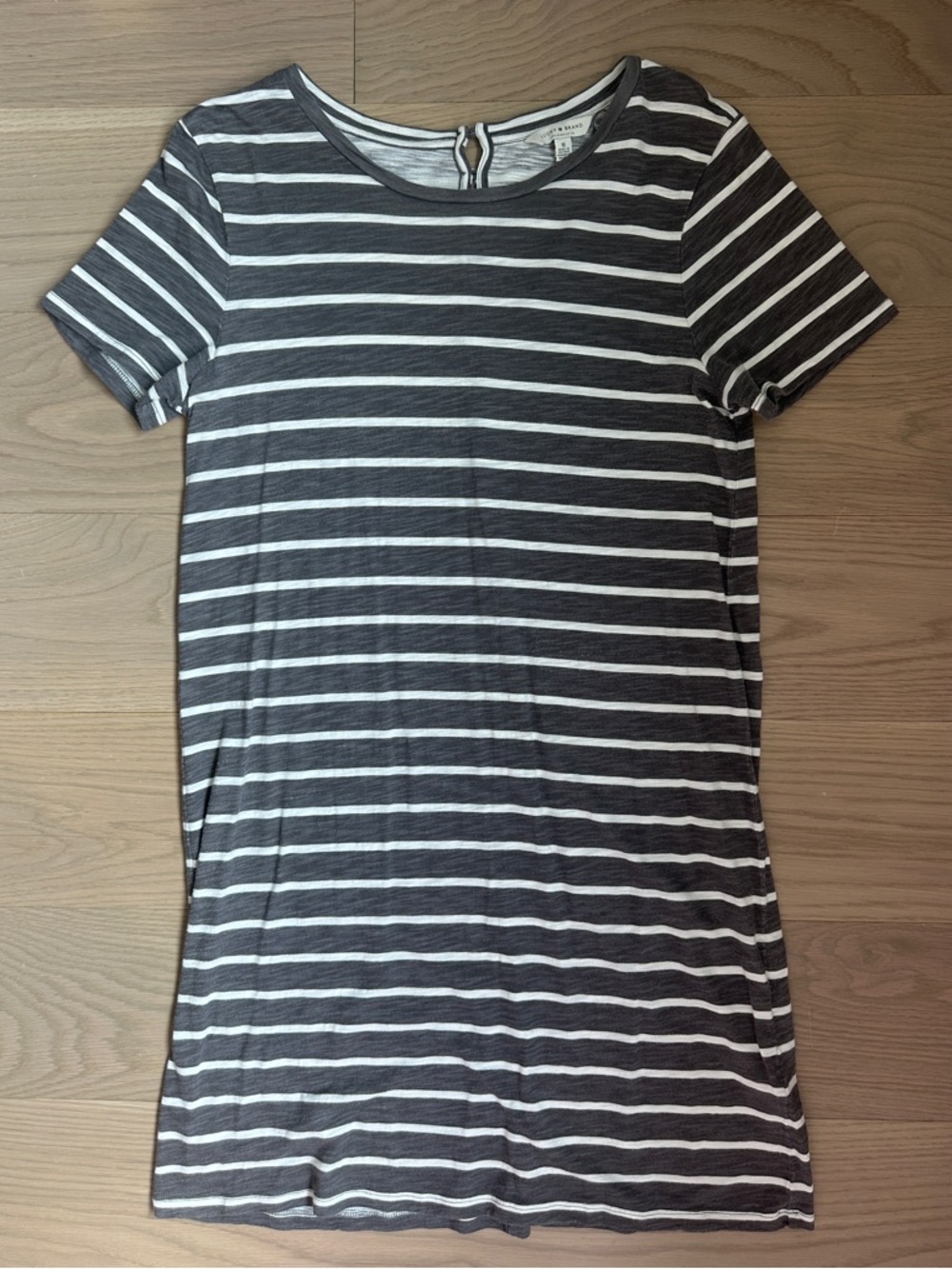 Lucky Brand Striped Short Sleeve T-Shirt Dress Size M